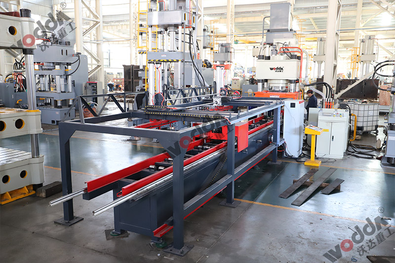 400吨锚杆托盘液压机+送料机 400吨锚杆托盘液压机+送料机