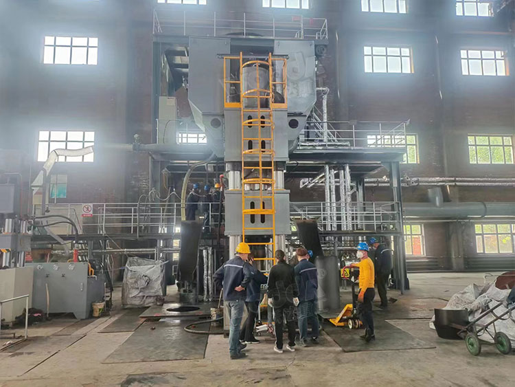 双工位2000吨石墨坩埚液压机 双工位2000吨石墨坩埚液压机