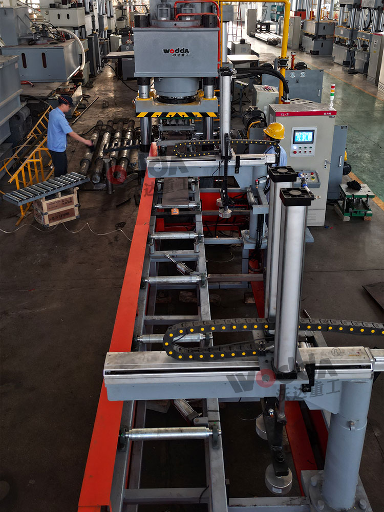 500吨全自动锚杆托盘生产线 500吨全自动锚杆托盘生产线